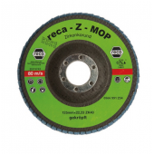 Žiedlapinis šlifavimo diskas  RECA Z-MOP 125 x 22,23 mm ZK 40  0666991 254